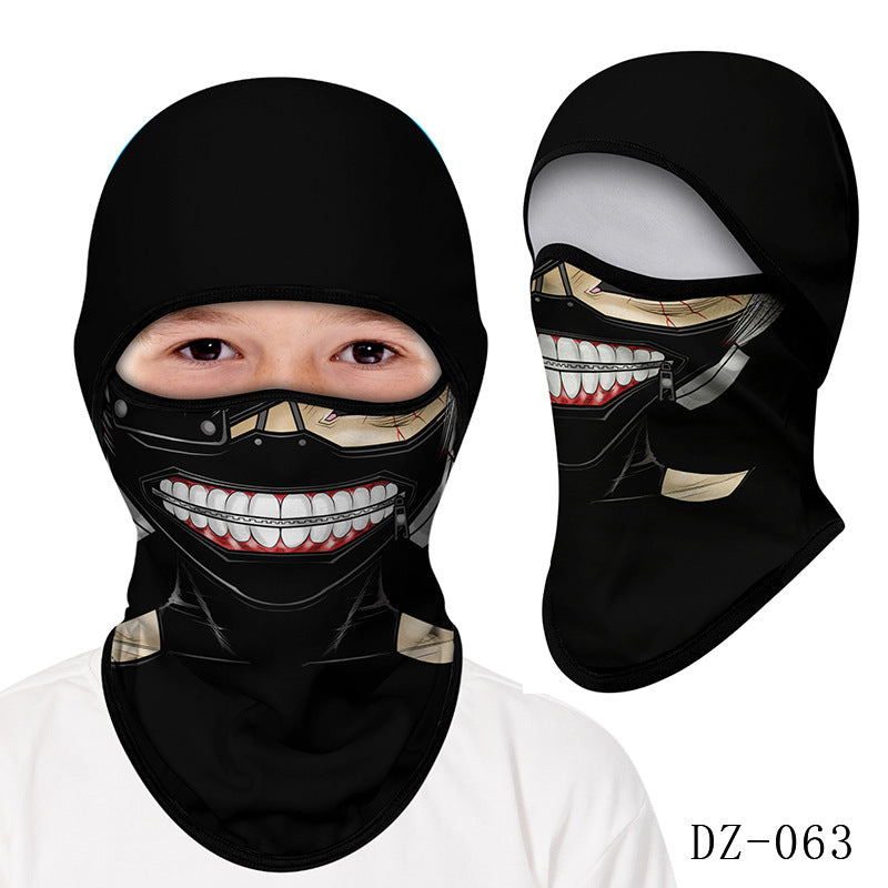 Cycling Windproof Hood Kids Mask Mountaineering Camping Beach Sun Protection
