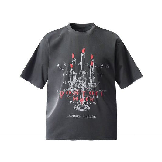 Remeras rock nacional summer vintage graffiti print short sleeve t-shirt