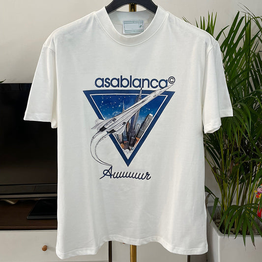 East Coast Shirts Summer Casual Crew Neck Short Sleeve Men's T-Shirt Top