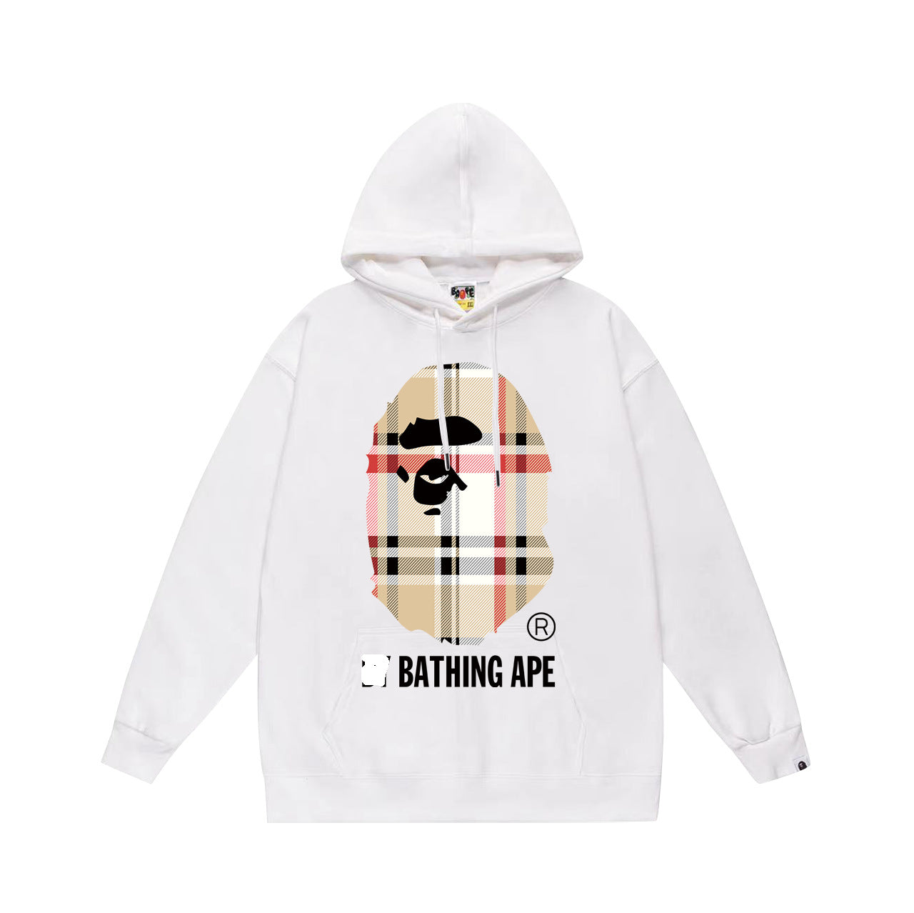 Ape Hoodie Autumn/Winter Letter Print Loose Hoodie Pullover Ape Sweater
