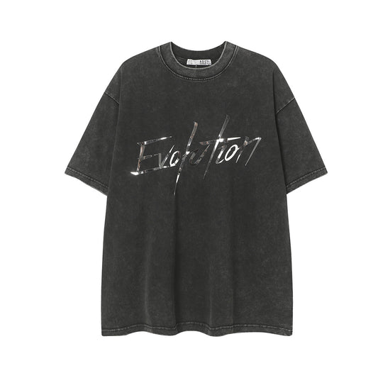 Hip Hop Clothing Summer Short Sleeve Vintage T-Shirt