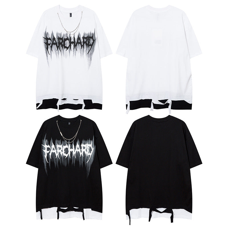 Vintage T Shirts Hip Hop Short Sleeve T-Shirt