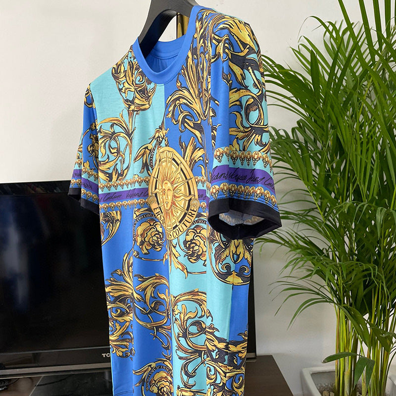 East Coast Shirts Spring/Summer Digital Print Casual Men's Short Sleeve T-Shirt