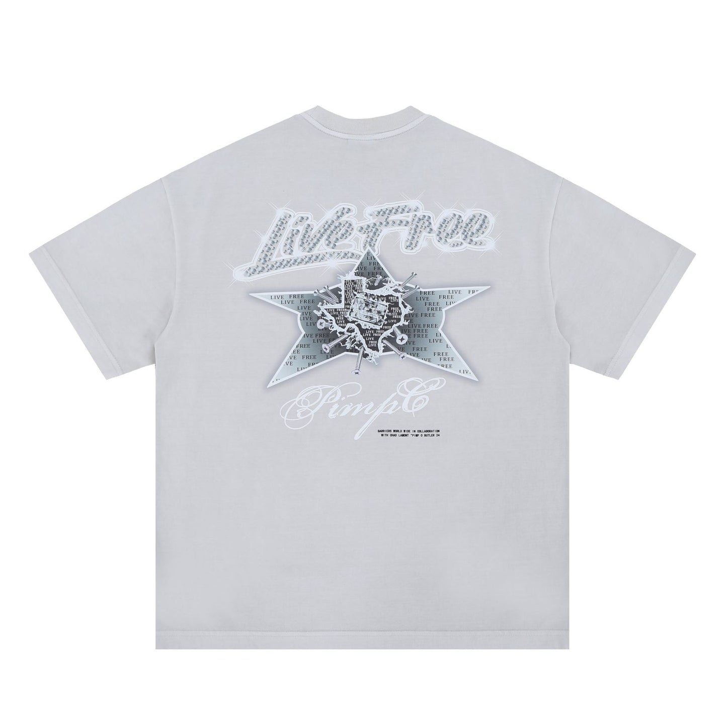 Vic Streetwear Portrait Print Summer Short Sleeve T-Shirt
