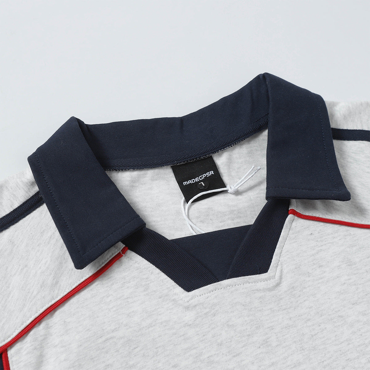 Hustle vintage summer lapel short sleeve t-shirt loose