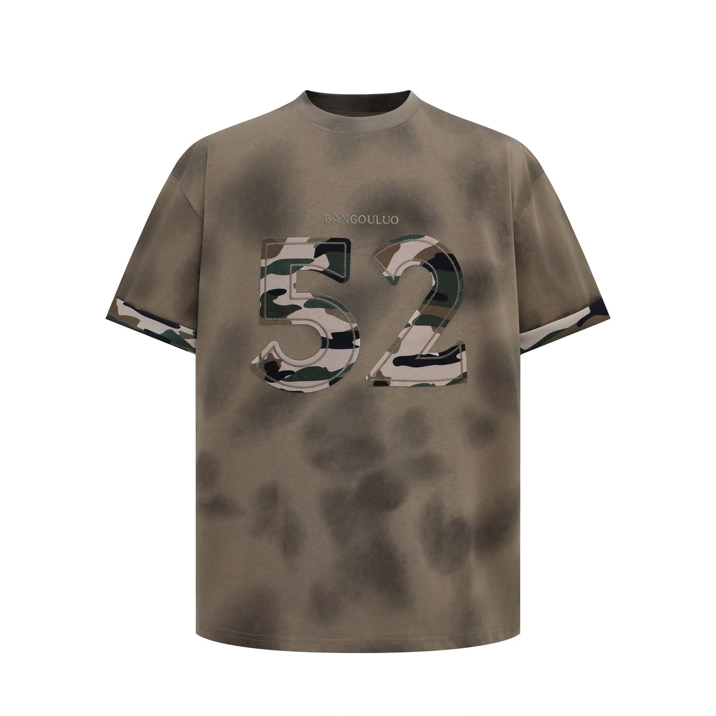 Hip Hop Clothing Summer Vintage Graffiti Make Old Short Sleeve T-Shirt