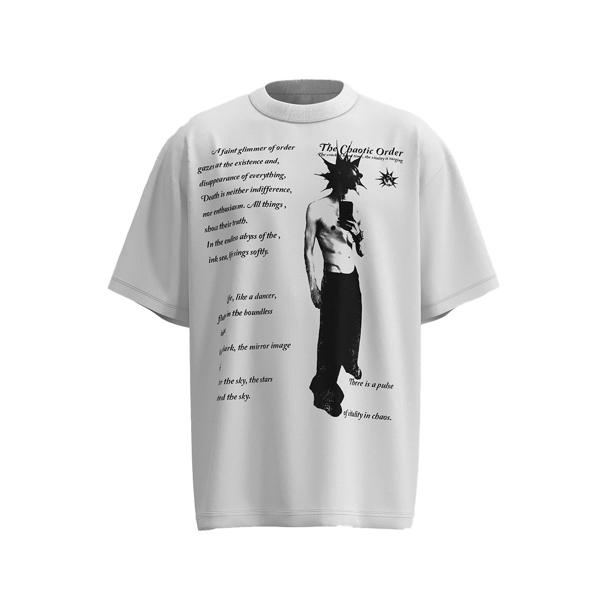 Hustle vintage summer hip hop character print t-shirt