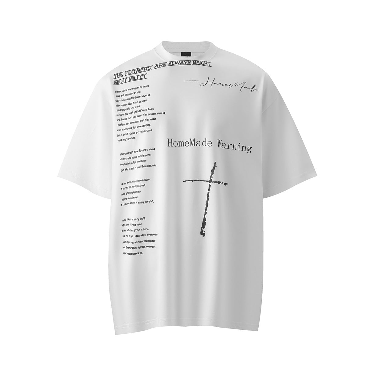 Hip hop shirt t-shirt short sleeve