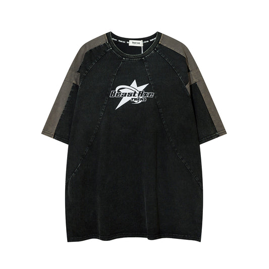 60s Style T Shirts Summer Vintage Loose T-Shirts Short Sleeves