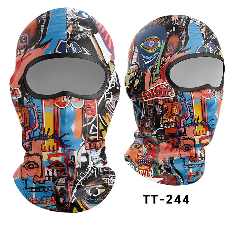 Cycling Windproof Hood Sunscreen Ice Silk Headgear