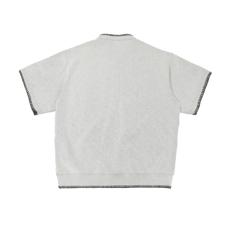 US drip outfits Summer Vintage Casual Loose Short Sleeve T-Shirts