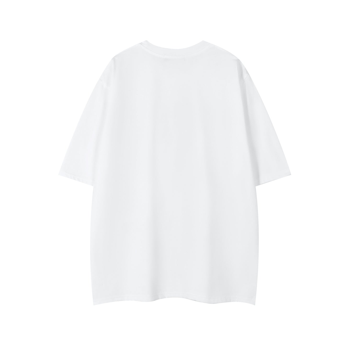 Distorted vintage short-sleeved t-shirt summer oversize casual top