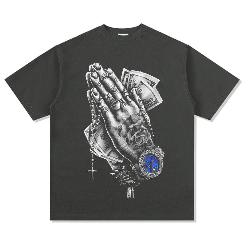 Cool t rapper short sleeve t-shirt oversize