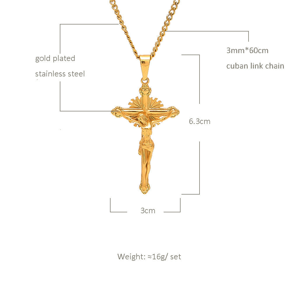 Jewelry Hip Hop Creative Necklace Jesus Pieces Royalty rapper Animal
