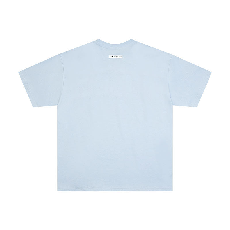Marcas De Streetwear Summer Loose Short Sleeve T-Shirt Couple Casual Top