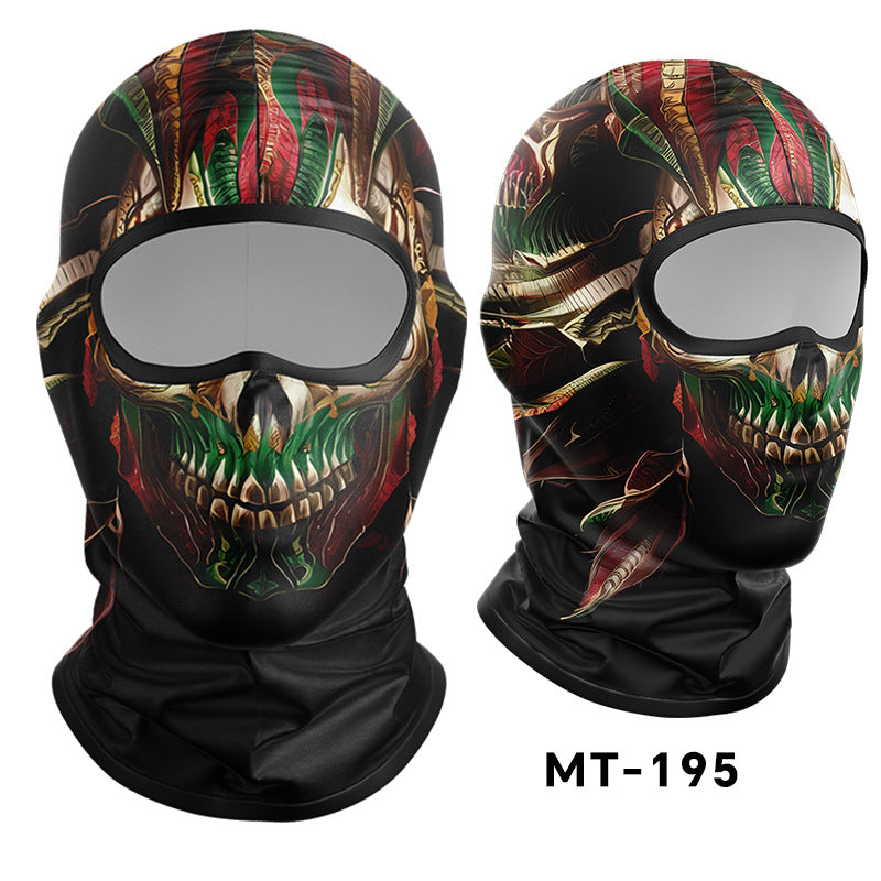 Cycling Windproof Hood Sunscreen Ice Silk Lining Cap Men's and Women's Face