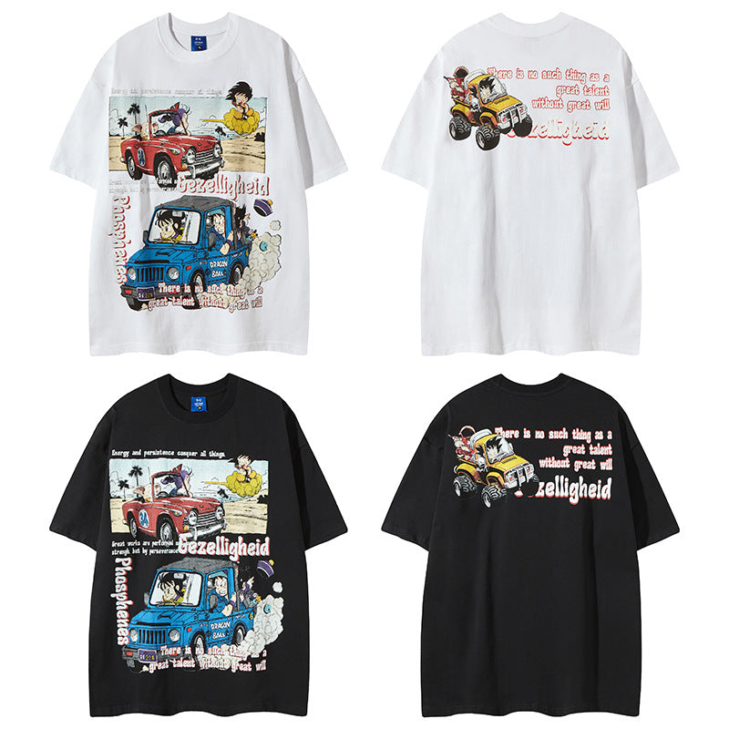 Nyc 1990 Shirt Retro Short Sleeve T-Shirt Cartoon T-Shirt