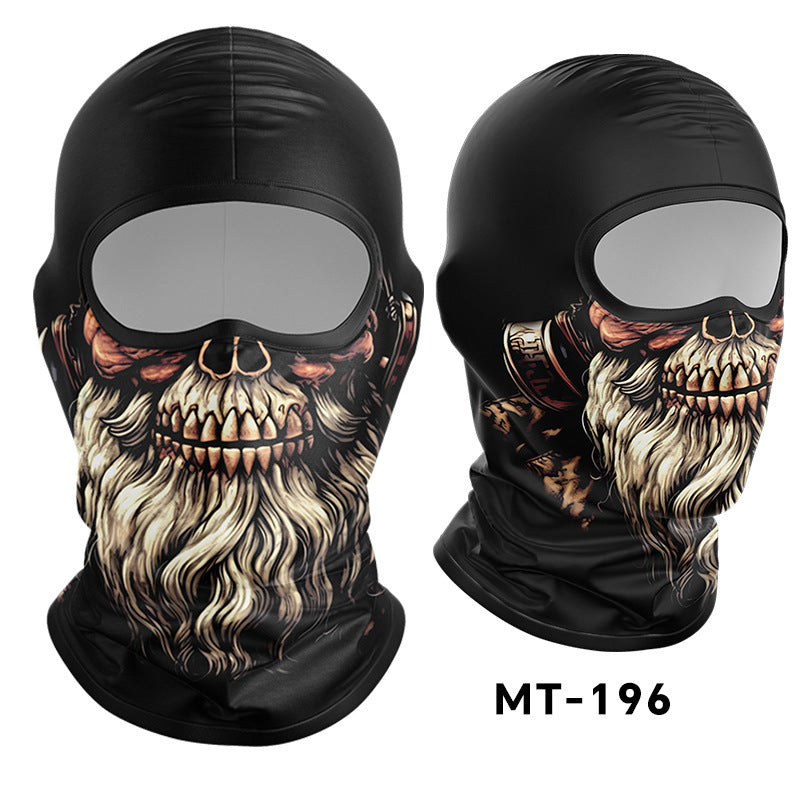 Cycling Windproof Hood Sunscreen Ice Silk Lining Cap Men's and Women's Face