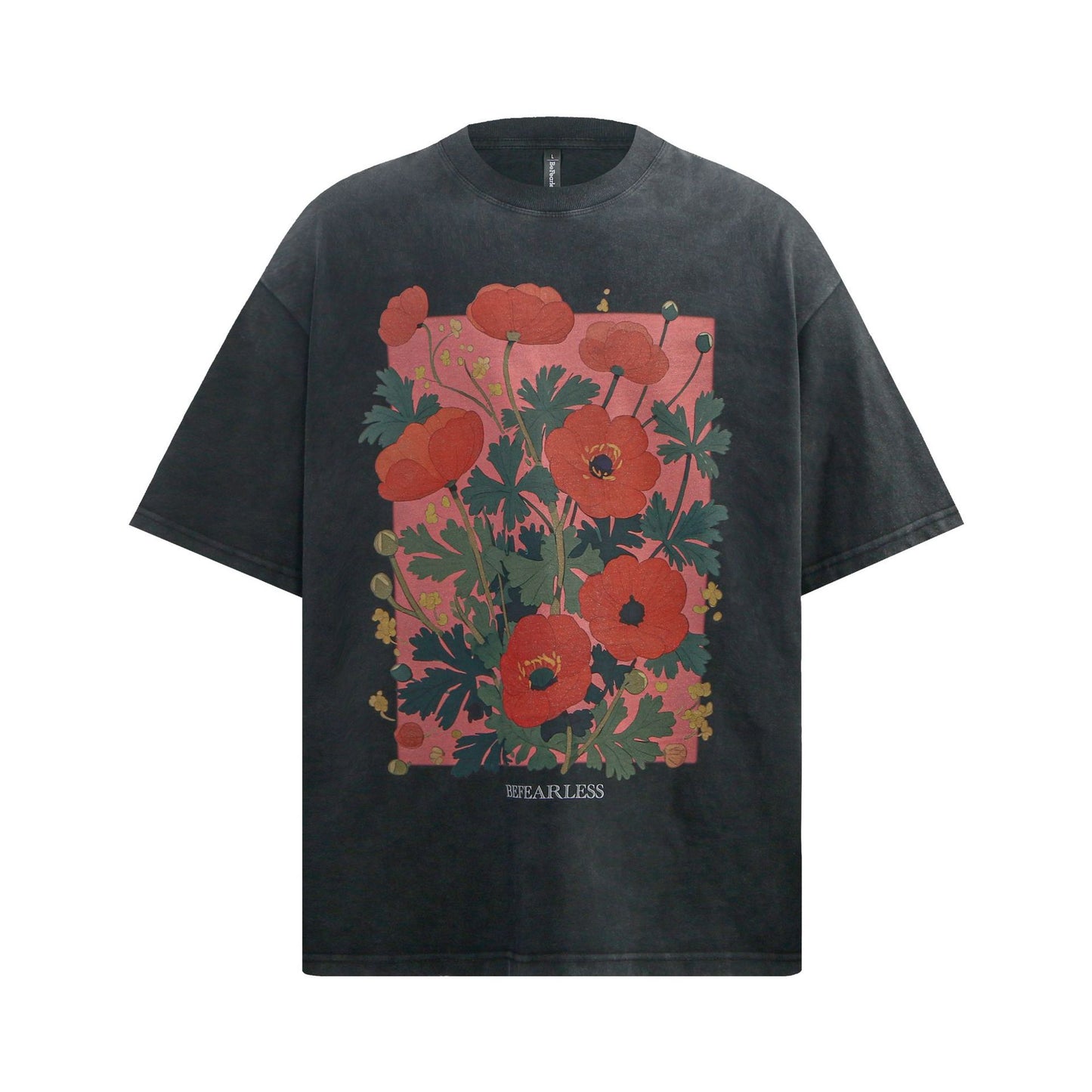 80s And 90s Vintage T Shirts Make Old Floral Short Sleeves Summer Loose For Men And Women