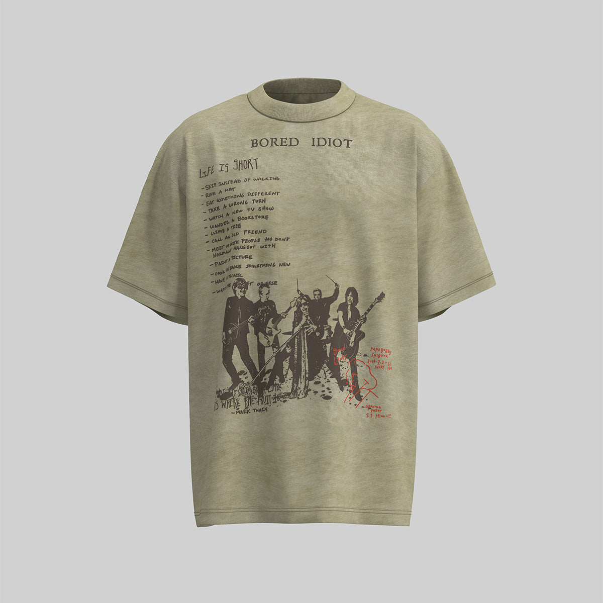 Ye T Shirt Summer Vintage Short Sleeve T-Shirt