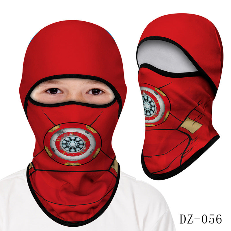 Cycling Windproof Hood Kids Mask Mountaineering Camping Beach Sun Protection