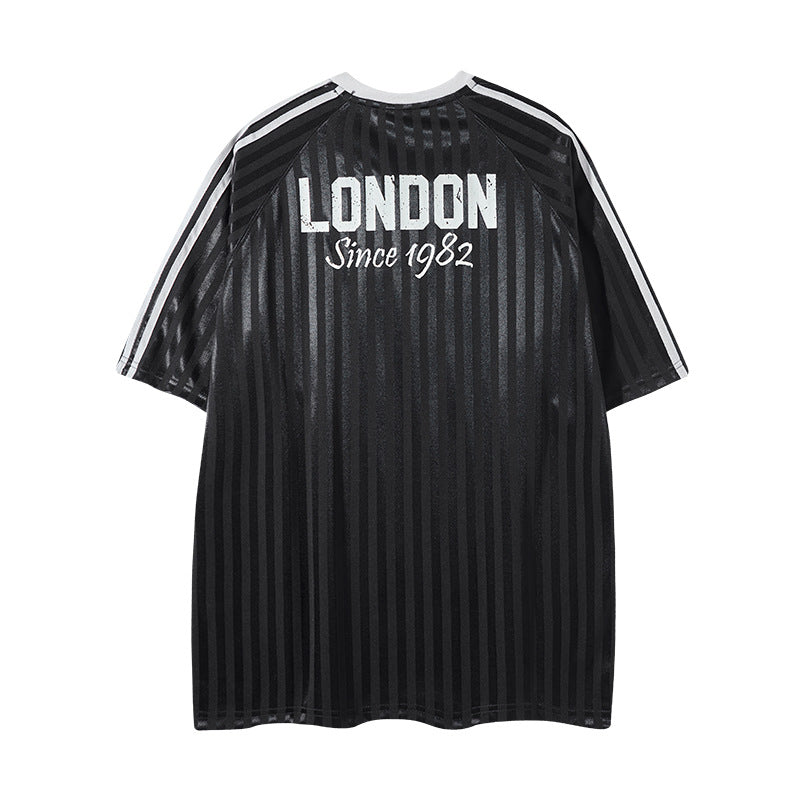 Nyc 1990 Shirt Vintage Alphabet Print Long Sleeve T-Shirt Jersey