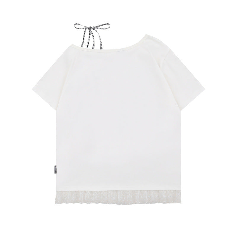 US drip outfits Summer Vintage Casual Loose Women Short Sleeve T-Shirts