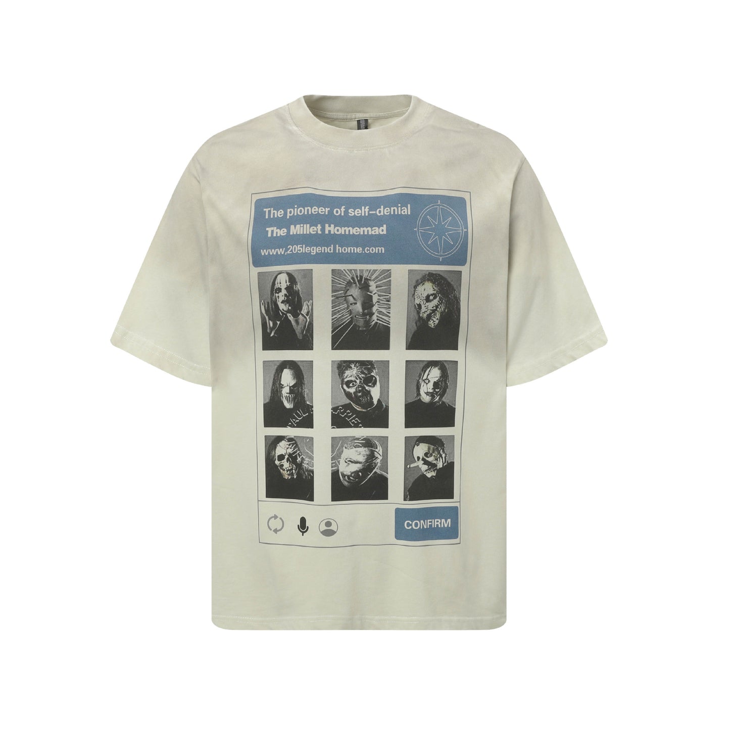 Hip Hop Clothing Summer Hip Hop Wash T-Shirt