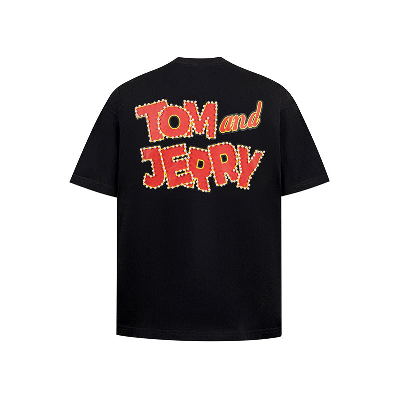 Nyc 1990 Shirt Summer Top Loose Cartoon Short Sleeve T-Shirt