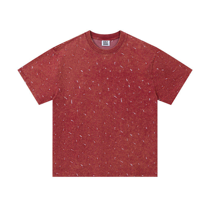 US drip outfits Summer Vintage Casual Loose Short Sleeve T-Shirts