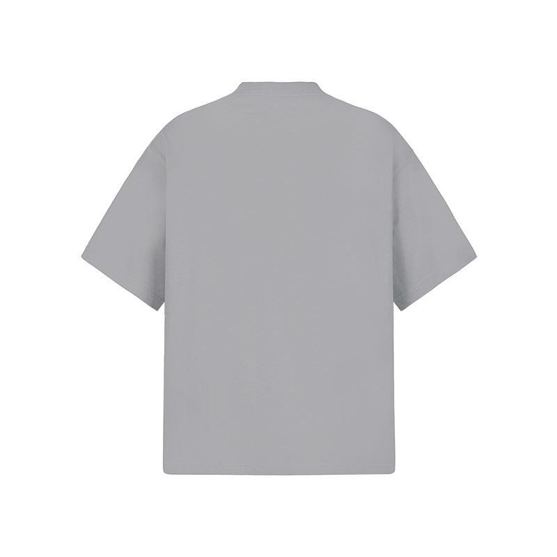 Stone Wash T shirt Retro Short Sleeve Loose T-Shirt