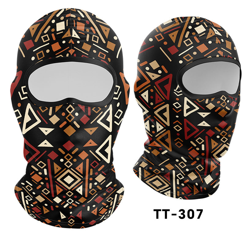 Cycling Windproof Hood Sunscreen Mask Scarf Integrated Lining