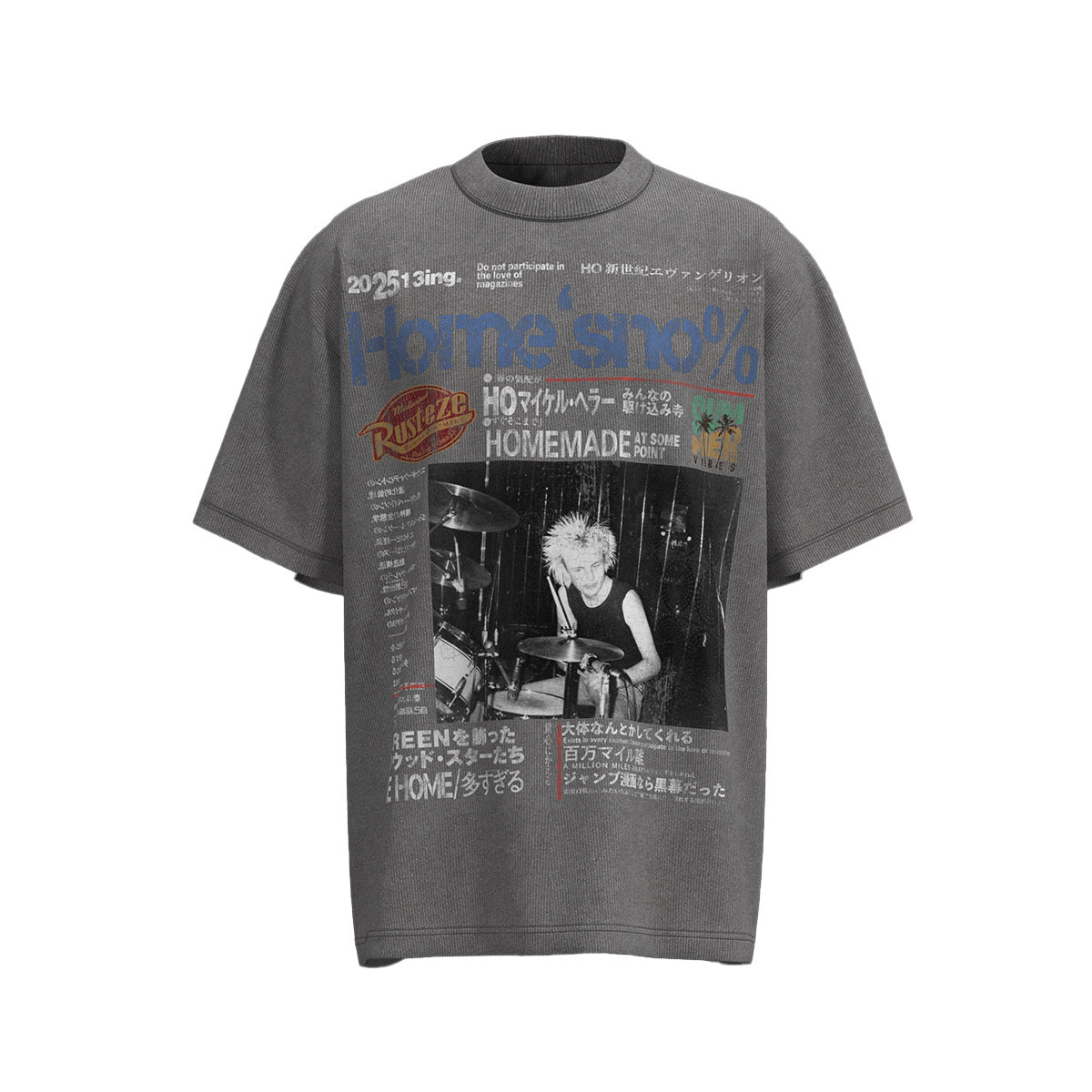Remeras rock nacional summer hip hop print t-shirt