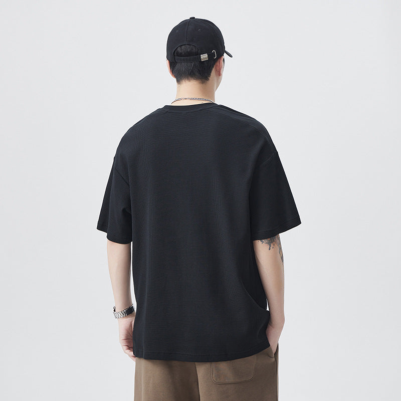 Men T-shirts Short Sleeve Summer Loose Top
