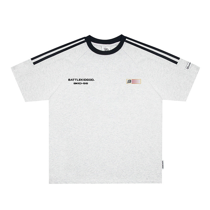 Vintage T Shirts Hip Hop Letter Print Short Sleeve T-Shirt Summer Loose