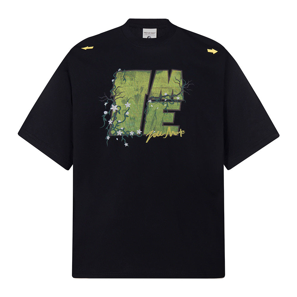 New York Hip Hop Style Vintage Summer Short Sleeve T-Shirt