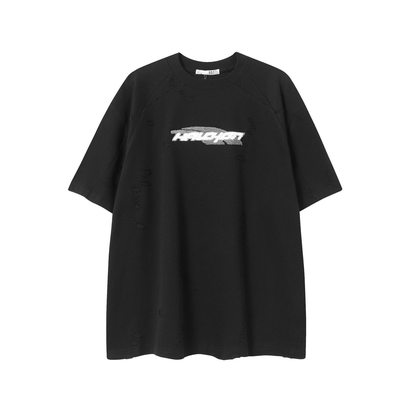 Ye T Shirt Summer Vintage Ripped Hollow T-Shirt Short Sleeve