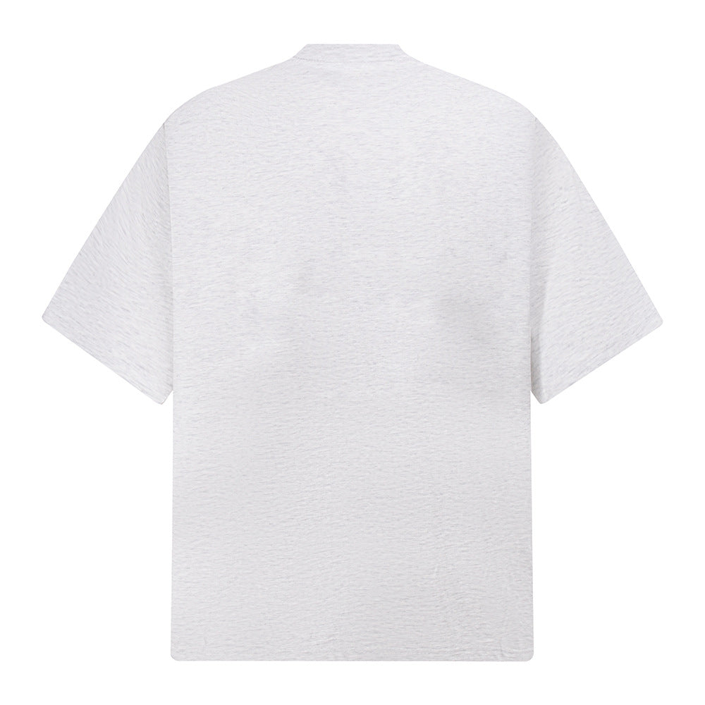 Nostalgia T Shirts Vintage Summer Loose Crew Neck Short Sleeve T-Shirt