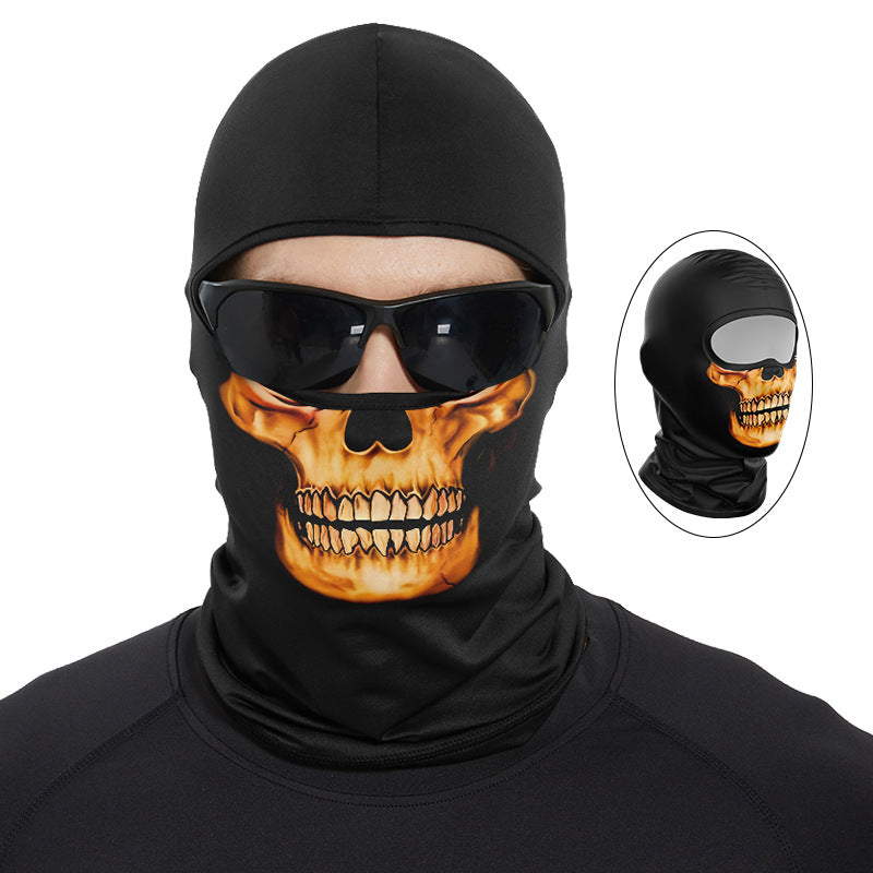 Cycling Windproof Hood Sunscreen Windproof Full Face Ice Silk Mask