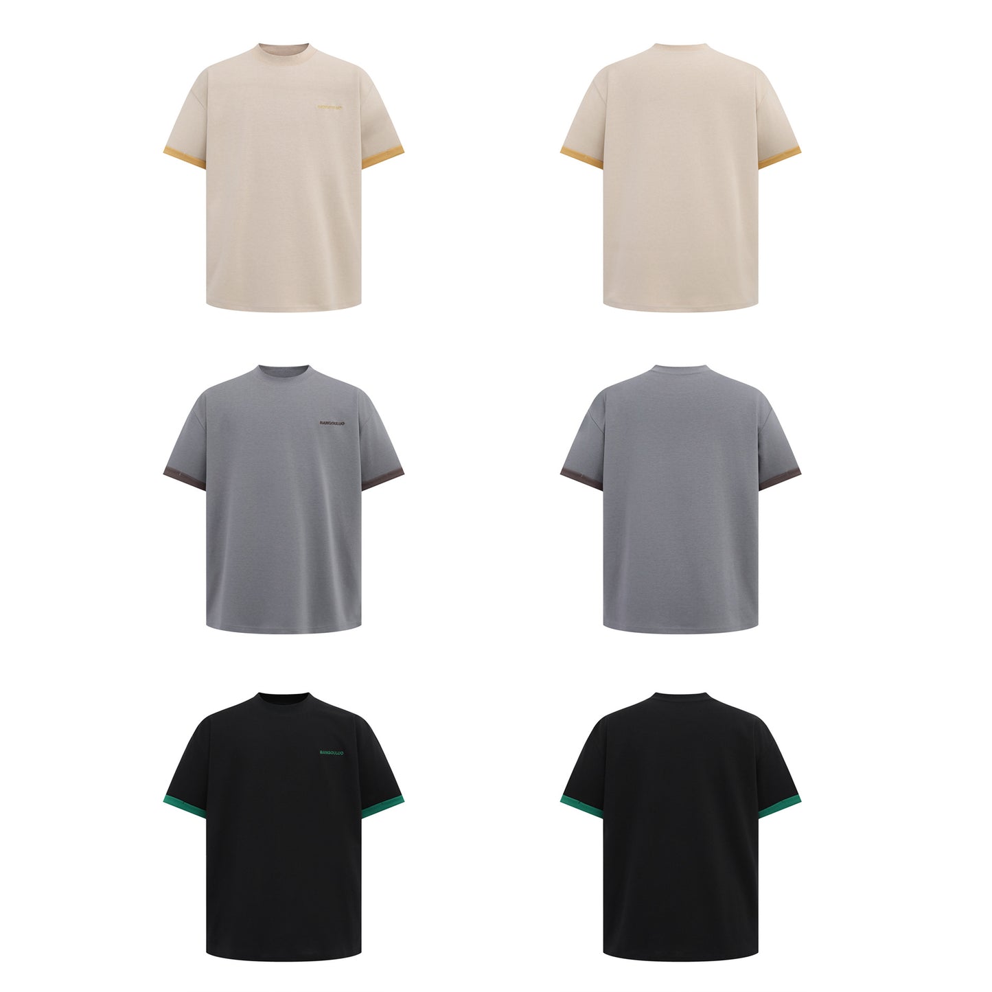 Unisex T-shirts Summer Embroidery Men's Loose Short Sleeve T-Shirt