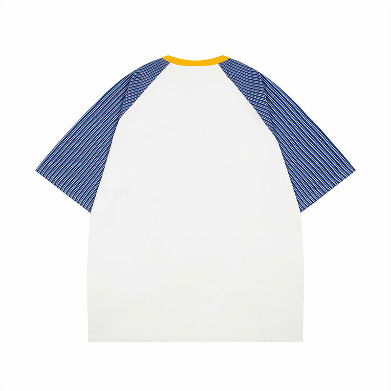US drip outfits Summer Vintage Casual Loose Short Sleeve T-Shirts