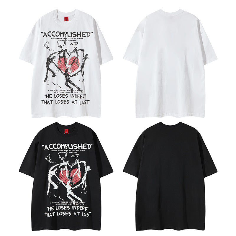 Nyc T Shirt Crew Neck Short Sleeve T-Shirt Summer Loose Casual Top
