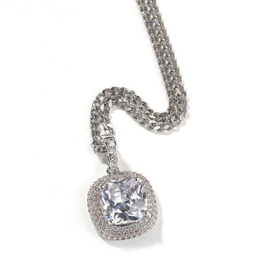 Jewelry Hip Hop Zircon Pendant Hiphop Trend ins St. Valentine's Spectrum