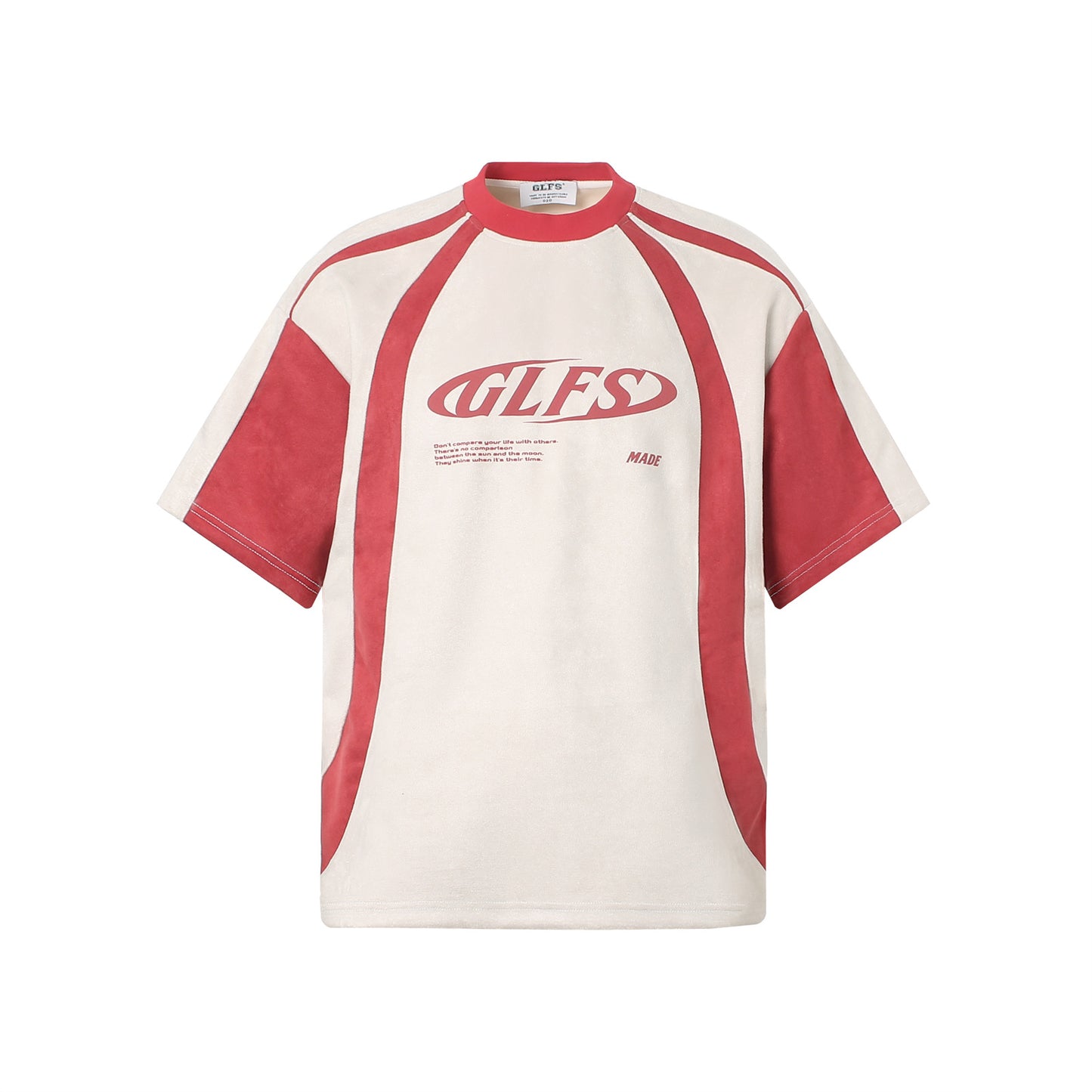 Vintage tarz t shirt loose casual alphabet print short sleeve t-shirt