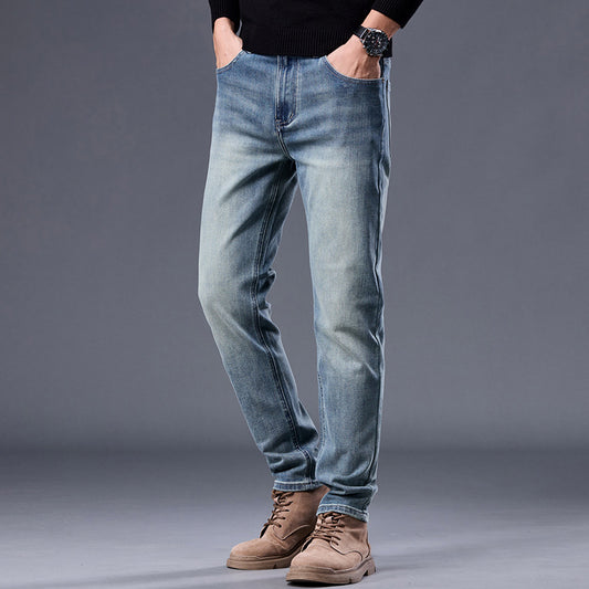 1990 Fashion Jeans Autumn Casual Retro Jeans Men's Loose Straight Pants