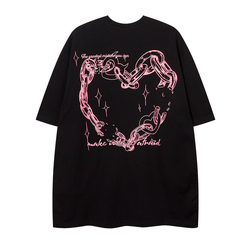 Nyc 1990 Shirt Summer Loose Cartoon Short Sleeve T-Shirt