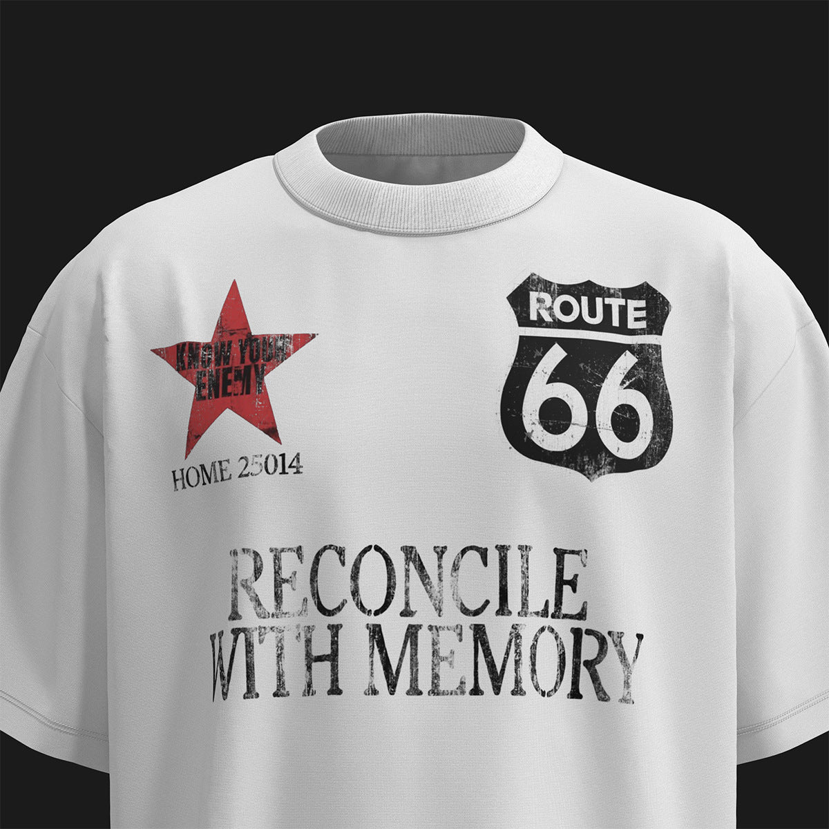 T shirt vintage usa summer vintage print short sleeve t-shirt