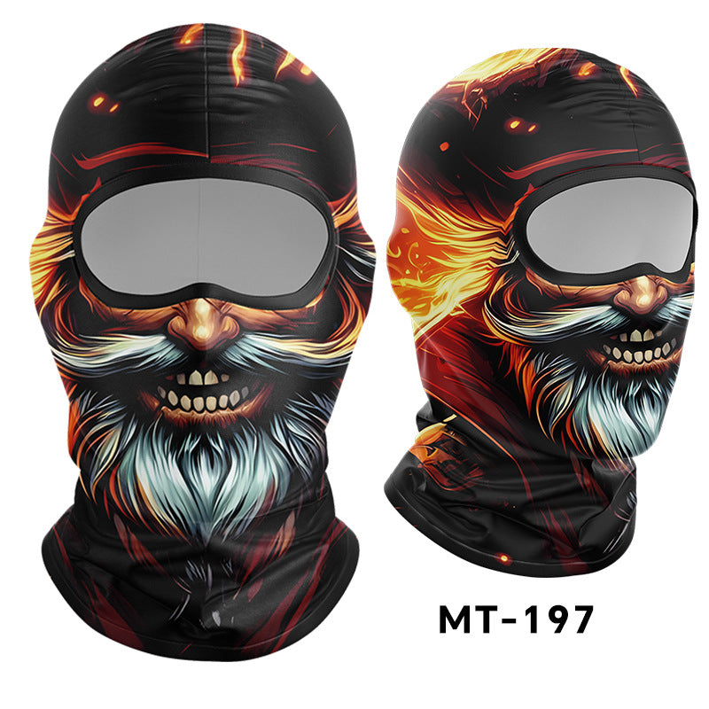 Cycling Windproof Hood Sunscreen Ice Silk Lining Cap Men's and Women's Face
