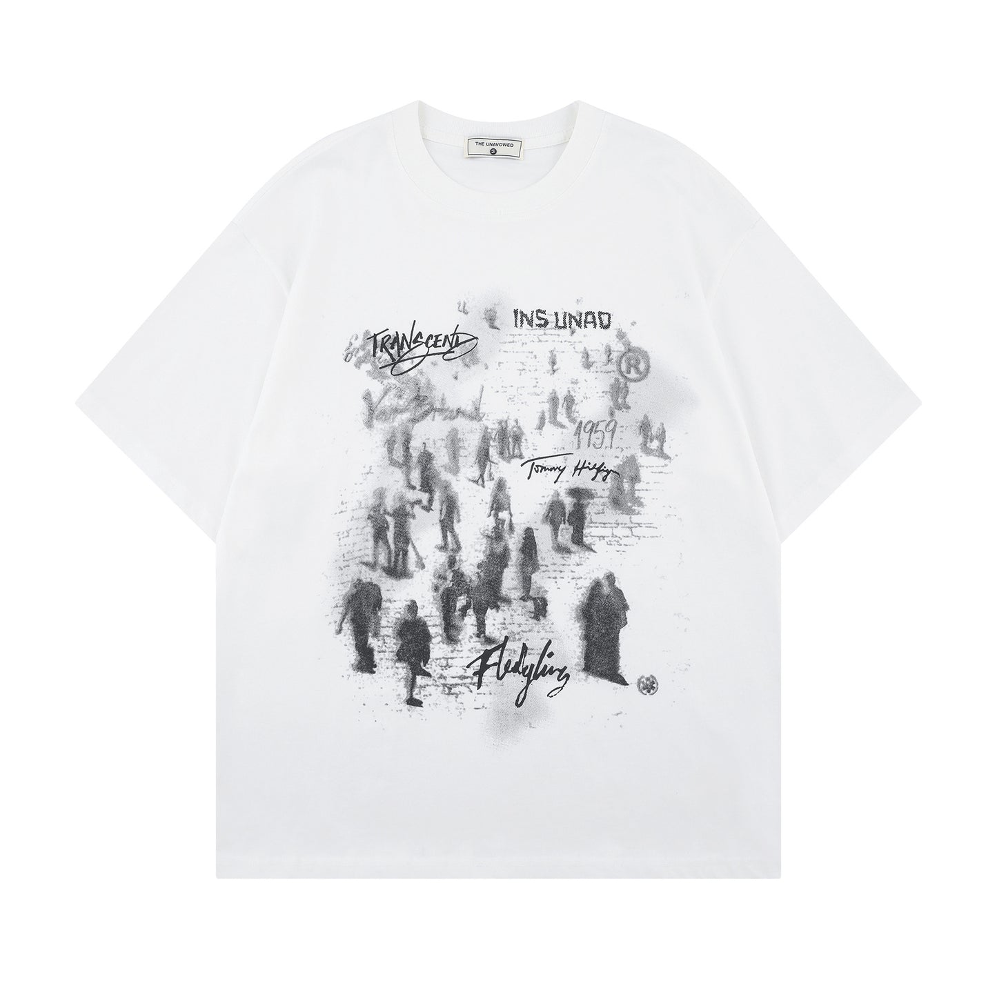 Hip Hop Clothing Summer Short Sleeve Hip Hop Print T-Shirt