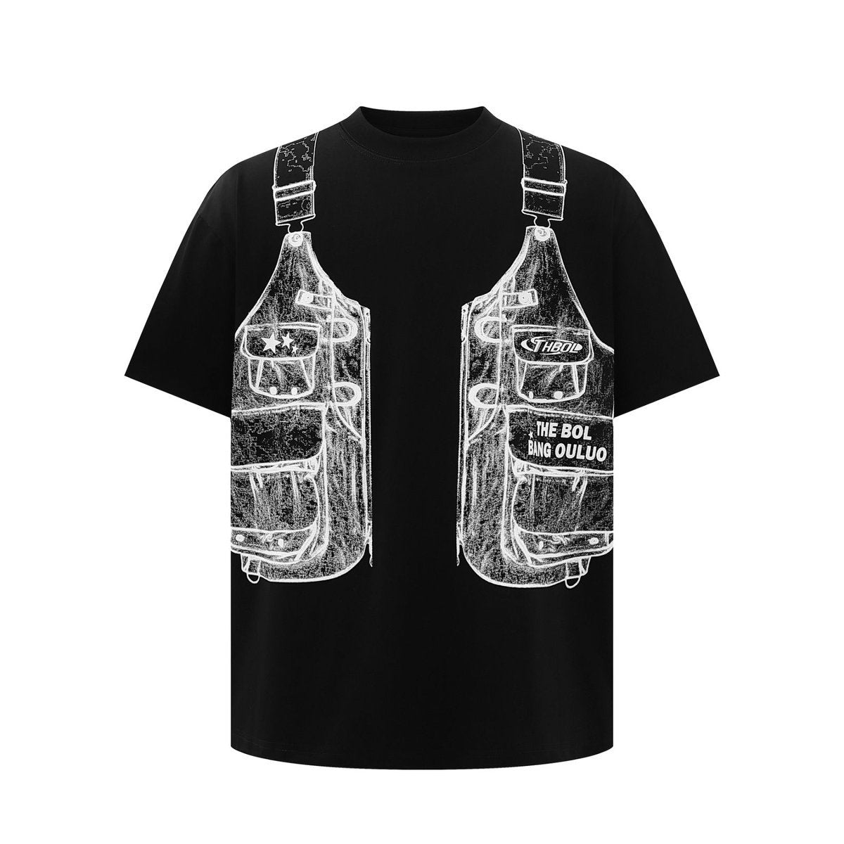 Hip hop clothing new york summer short sleeve vintage graffiti t-shirt